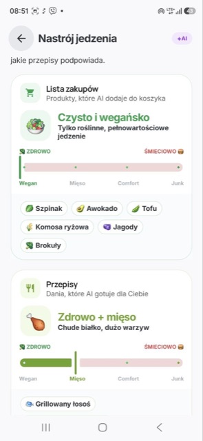 Friggio AI on Android — AI recipe mood